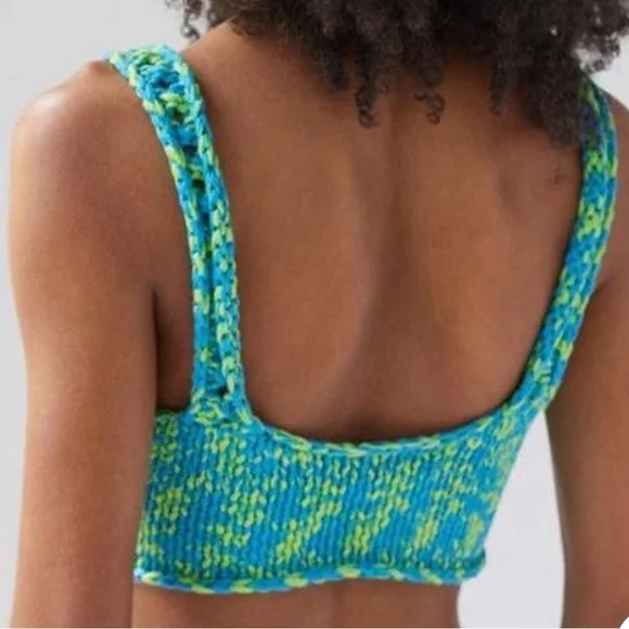 Urban Outfitters Blue & Green Knit Tank Top - Picture 3 of 5